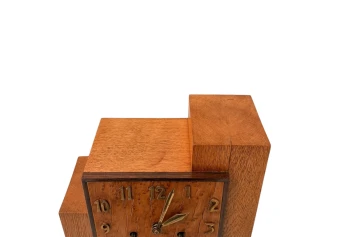 Art Deco Modernist Mantel Clock In the style of Hendrik Wouda, 1920s